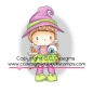 Preview: C.C. Designs Stempel Hexe Swiss Pixie Little Witch Lucy Cling Stamp