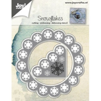 GRATIS! Joy! Crafts - Stanzschablone Snowflakes