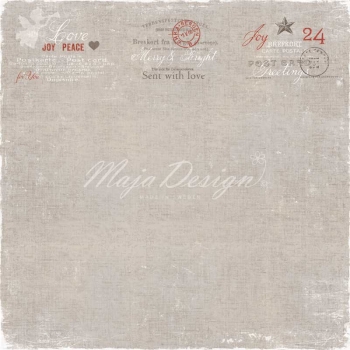 GRATIS! Maja Design Papier A Gift for You Sent with Love 12x12"