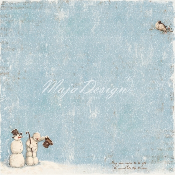 Maja Design Home for the Holidays Welcome winter Scrapbookingpapier 12x12"