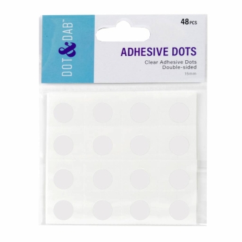 Dot & Dab Klebepunkte 1.5cm Clear Adhesive Glue Dots Double-sided