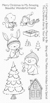 My Favorite Things Clearstempel und Stanzen im Set Combo Merry Wishes