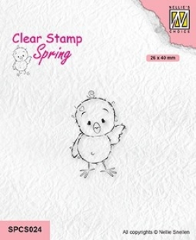 Nellie's Choice Clearstempel Chickie Hi There 2.6x4.0cm
