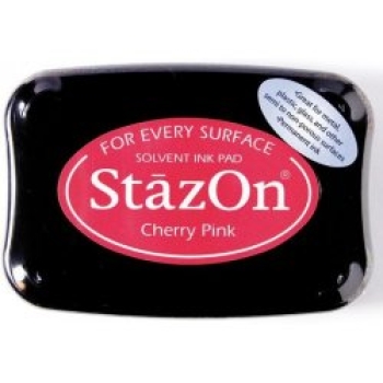 Tsukineko StazOn Stempelkissen Cherry Pink Ink Pad