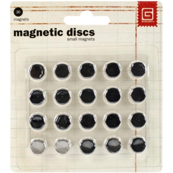 BasicGrey Kleine Magnetknöpfe Small Magnetic Discs