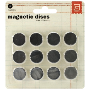 BasicGrey Grosse Magnetknöpfe Large Magnetic Discs
