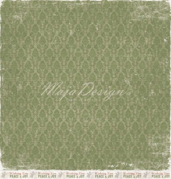 GRATIS! Maja Design Papier A Gift for You Wishing you peace & joy 12x12"