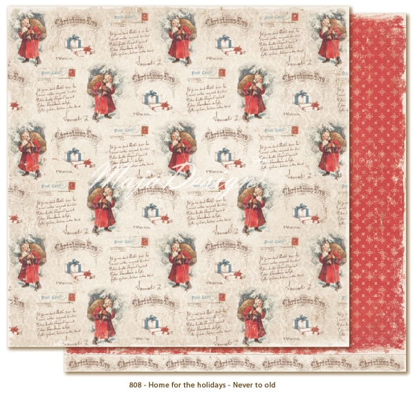 GRATIS! Maja Design Papier Home for the Holidays Never to old 12x12"