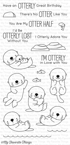 My Favorite Things Clearstempel Set Otterly Love You