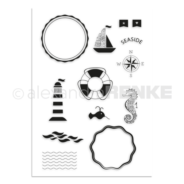 GRATIS! Alexandra Renke Clearstempel Set An der See Clear Stamps At the Sea