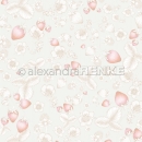 Alexandra Renke Designpapier Erdbeertraum auf Transparentgrün 12x12" PRE-ORDER Lieferbar ab 19.04.2024