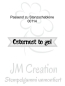 Preview: JM-Creation Stempelgummi unmontiert Osternest to go!