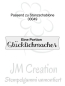 Preview: JM Creation Stempelgummi unmontiert Eine Portion Glücklichmacher
