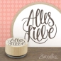 Preview: Zaubereike Holzstempel Alles Liebe 2.3cm