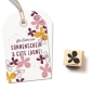 Preview: Cats on appletrees Holzstempel Blüte-23 2x2cm