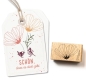 Preview: Cats on appletrees Holzstempel Blüte 45 Cosmea 3.4x2.3cm