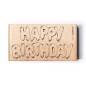 Preview: Cats on appletrees Holzstempel Happy Birthday 7.9x4.3cm Ballonschrift PRE-ORDER Lieferbar ab 23.04.2026