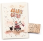 Preview: Cats on appletrees Holzstempel Alles Gute Ballonschrift 4.8x3.9cm PRE-ORDER Lieferbar ab 23.04.2026