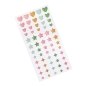 Preview: American Crafts Glitzerhalbperlen Stardust Epoxy Stickers 2 Sheets