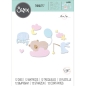 Preview: Sizzix Thinlits Stanzschablonen Hello Baby