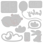 Preview: Sizzix Thinlits Stanzschablonen Hello Baby