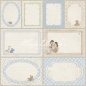 Preview: Maja Design Vintage Baby Journaling cards blue 12x12"