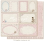 Preview: Maja Design Papier Vintage Baby Journaling cards pink 12x12"