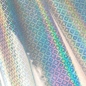 Preview: Couture Creations Hitzeaktivierte Folie Silber Irisierend Diamond Finish 12.5cmx5m