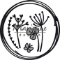 Preview: Marianne Design Stanzschablonen Craftable Doodle Circle 9cm