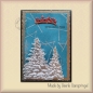 Preview: Nellie's Choice Stempel Verschneite Tannen 5.8x8.5cm und 4.0x7.0cm