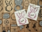 Preview: Cats on appletrees Holzstempel Hasenkranz 5.2x7.5cm