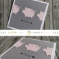 Preview: Simply Graphic Stanzschablone Glücksschweinchen Cochon 4.3x3.2cm