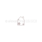 Preview: Alexandra Renke Stanzform Haus mit Stern-Rahmen 3.1x4.1cm