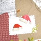 Preview: Gummiapan Stanzform Nikolausmütze Santa Hat 4.5x2.8cm