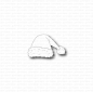 Preview: Gummiapan Stanzform Kleine Nikolausmütze Smaller Santas Hat 3.5x2.2cm