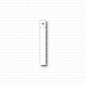 Preview: Gummiapan Stanzschablone Tag mit Stern 7.8x1.0cm PRE-ORDER Wieder lieferbar ab 10.07.2025
