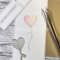 Preview: Gummiapan Stanzform Herzförmiger Luftballon 2.4x6.9cm