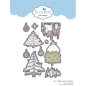 Preview: Elizabeth Craft Designs - Clear Stamps Set & Dies Combo Holiday Trees