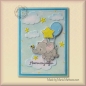 Preview: Nellie's Choice Stempel Elefant mit Sternballon 6.0x7.5cm