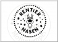 Preview: PP-Stamps- Gummistempel unmontiert Rentiernasen Label