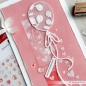 Preview: Alexandra Renke Holzstempel Mini Typo Geburtstagspost 2.5cm x 2mm