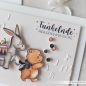Preview: Alexandra Renke Holzstempel Funkelnde Herzenswünsche 4.6x1.3cm