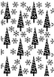 Preview: Nellie's Choice Prägeschablone Tannen und Schneeflocken Pine-trees & Snowflakes