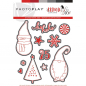 Preview: GRATIS! Photoplay Paper Clearstempelset und passende Stanzen Combo Ho Ho Ho Kringle & Co.