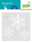 Preview: Lawn Fawn Schablone Stencil Snowflake Trio 15x15cm