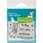 Preview: GRATIS! Lawn Fawn Clearstempel und Stanzen Winter Alpaka Combo