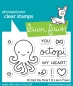 Preview: Lawn Fawn - Clearstempel und Stanzen Combo Octopi My Heart