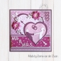 Preview: Nellie's Choice Stanzschablonenset Herzen Straight Heart