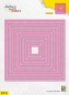 Preview: Nellie's Choice Stanzen mit Doppelnaht Double Stitchlines Squares Multi Frames