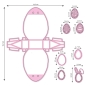 Preview: Nellie's Choice Stanzform Eggshaped Box Wrapping Dies Multi Frames
